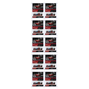 Cable Brochure System 2 Column with 10 A4 Brochure Holders