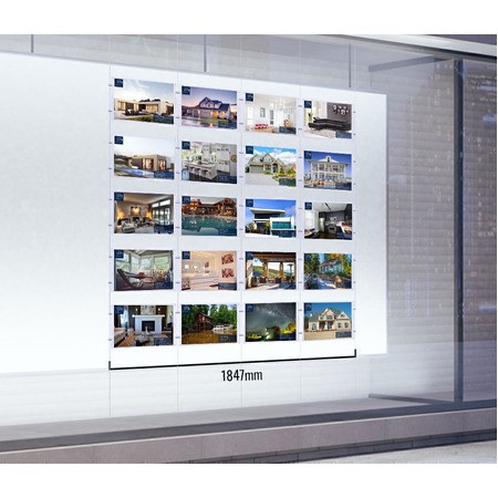 Quad Column 20 Pocket A3 Landscape