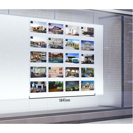 Quad Column 20 Pocket A3 Landscape