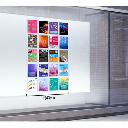 Quad Column 20 Pocket A3 Portrait