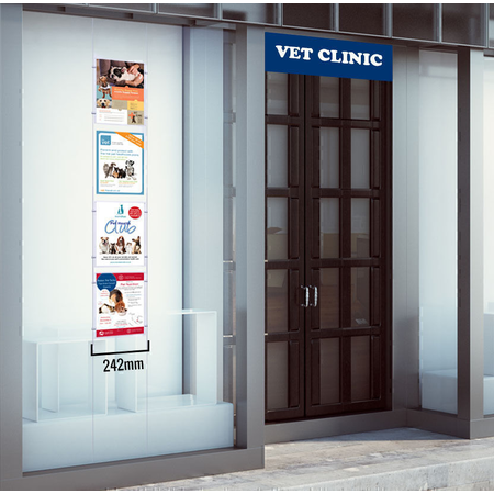 Single Column 4 Pocket A4 Portrait