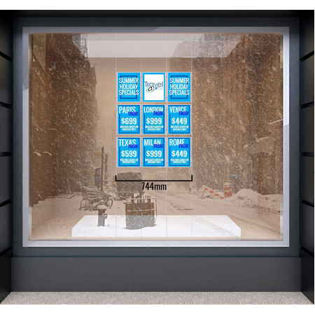 Triple Column 9 Pocket A4 Portrait