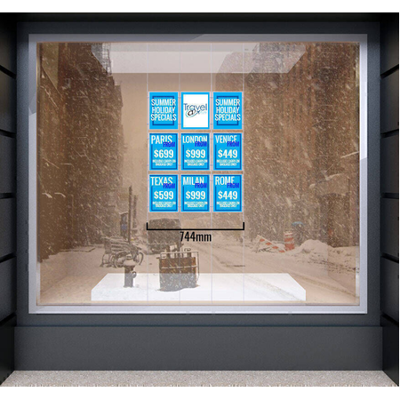 Triple Column 9 Pocket A4 Portrait