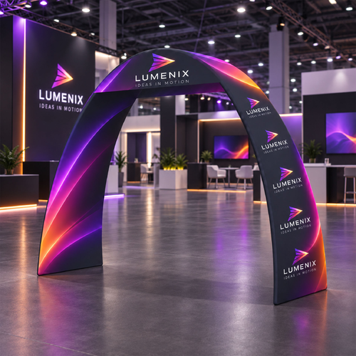 Fabric Arch Display  - 2700 (W) x 1000 (D) x 2300 (H) mm