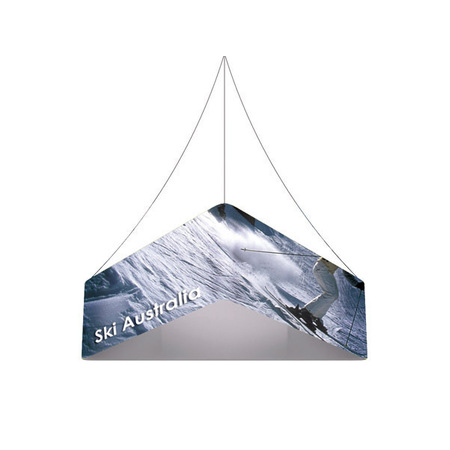 Triangle Hanging Branding Display
