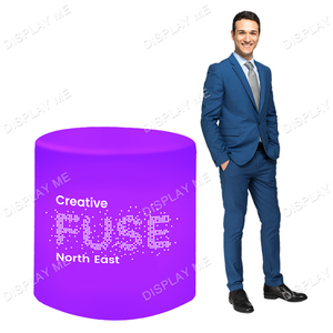 Fabric Round Fitted Table Cloth - 750mm Table Top