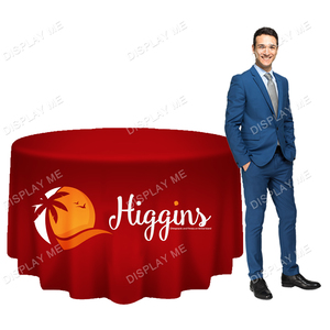 Fabric Round Loose Table Cloth - 1350mm Table Top