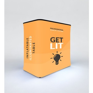 Illuminated Inflatable Rectangular Counter