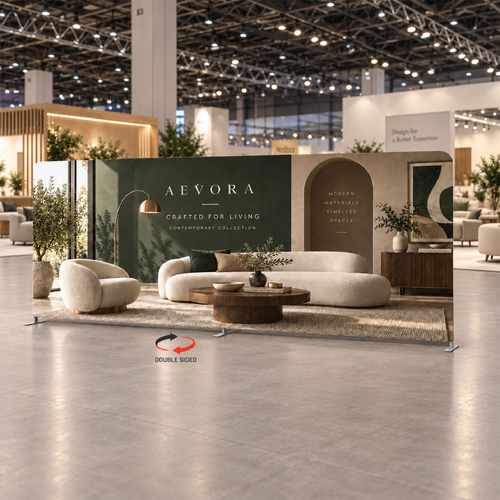Straight Expo Wall - Fabric Double Sided - W5960 x H2280mm