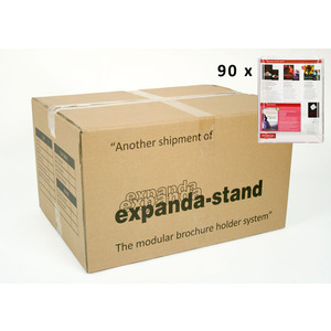 A5 Flatback Brochure Holder Expandastand Carton (90)