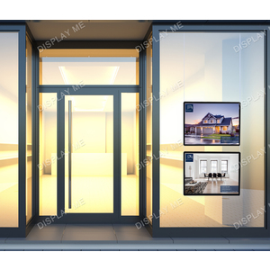 Window Lightbox 1 Column - A2 Black Landscape x 2