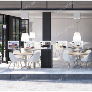Window Lightbox 5 Columns - A4 Silver Landscape x 5
