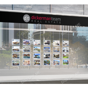 Window Lightbox 6 Columns - A4 Silver Landscape x 24