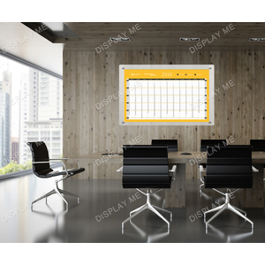 A1 Glass Poster Writing Board with Fixings
