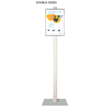 Retail Stand with A3 Snap Frame Double Sided