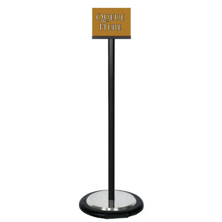 Black Ezi Pole Euro Clip Landscape A5 with Wheel Base