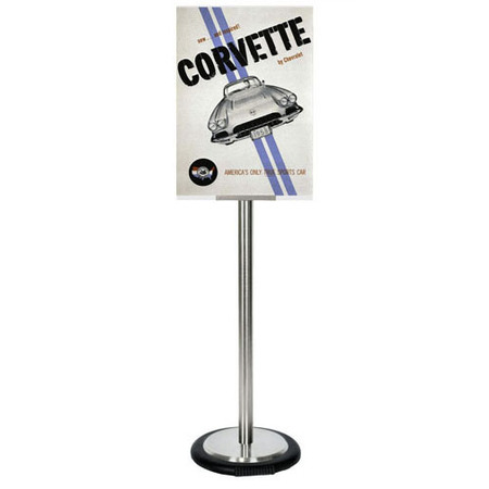 Ezi Pole Euro Clip Portrait A2 with Wheel Base