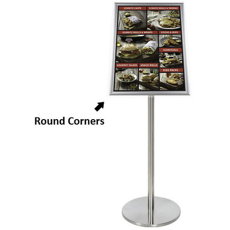 A2 Silver Deluxe Angled Ezi Pole 