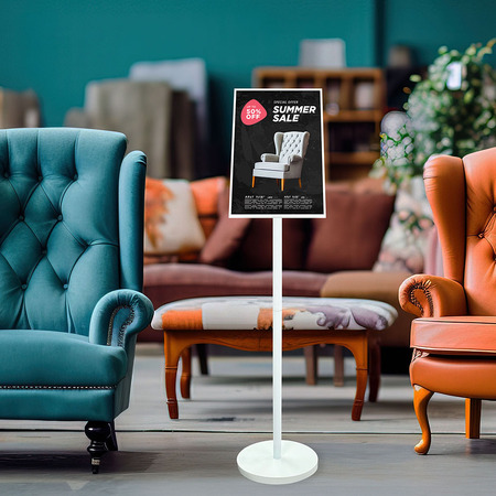 A3 White Mod Ezi Poster Stand