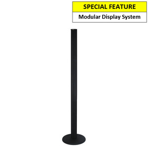 1800 Black Pole and Base
