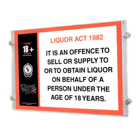 A1 Magsmart Stand Off Landscape Frame