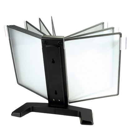 Table Top Reference Display A4 with 10 Pockets with 10 Index Tabs