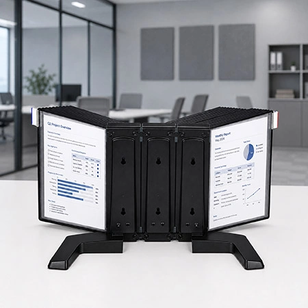 Table Top Reference Display A4 with 30 Pockets with 30 Index Tabs