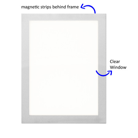 Silver A3 Magnetic Cover