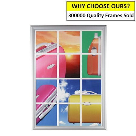 A5 Silver Snap Frame – Poster Display