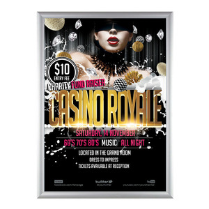 A1 Slat Wall Snap Frame