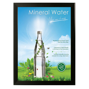 Black A0 Wind Snap Frame