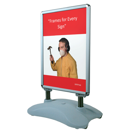 A1 Silver Water Base Sign 