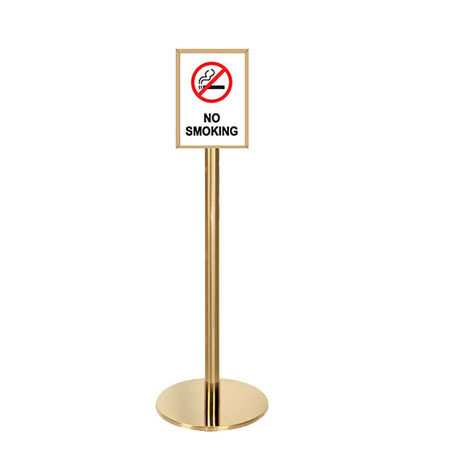 QR Stand Gold A4 Double Sided
