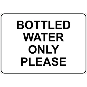 PRINTED ALUMINUM A2 SIGN - Do Not Drop Weights Sign