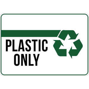 PRINTED ALUMINUM A5 SIGN - Plastic Only Sign