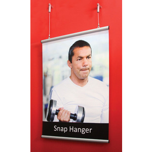 Silver Snap Hanger 1200mm