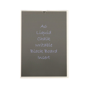 A6 Liquid Chalk Black Board Insert