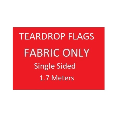 Teardrop Skin Only -  Single Sided Print Skin Only -  1.7m