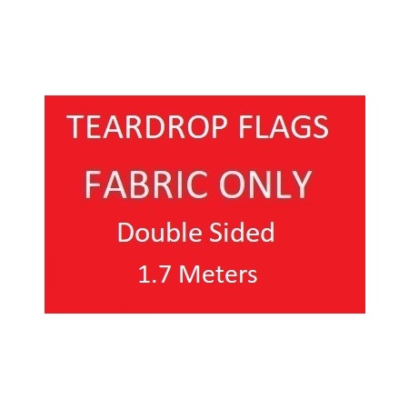 Teardrop Skin Only -  Double Sided Print Skin Only -  1.7m