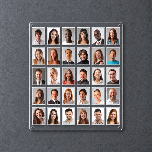 Update Board Clear holds 30 4x6 Inch 