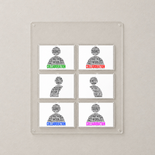 Update Board Clear holds 6 A4 Landscape