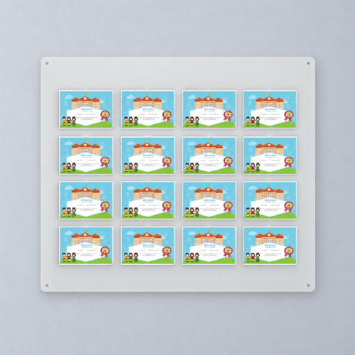 Update Board White holds 16A5 Landscape