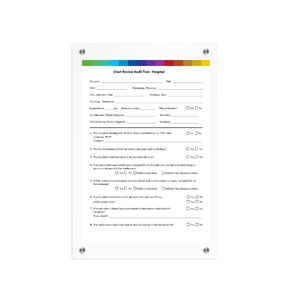 A2 Insert Glass Patient Journey Board