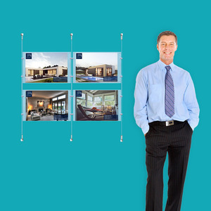 Wall Cable System  2 Column 4 x A3 Landscape