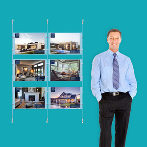 Wall Cable System  2 Column 6 x A3 Landscape