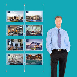 Wall Cable System  2 Column 8 x A3 Landscape