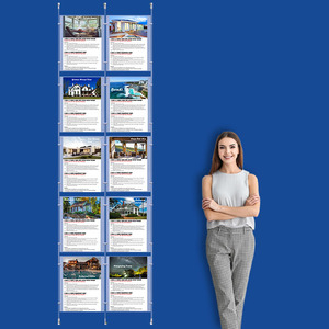 Wall Cable System  2 Column 10 x A3 Portrait