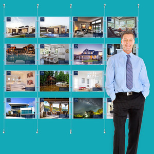 Wall Cable System  4 Column 16 x A3 Landscape