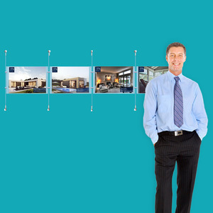 Wall Cable System  4 Column 4 x A4 Landscape