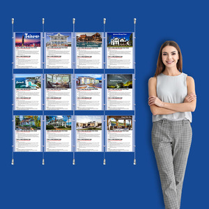 Wall Cable System  4 Column 12 x A4 Portrait